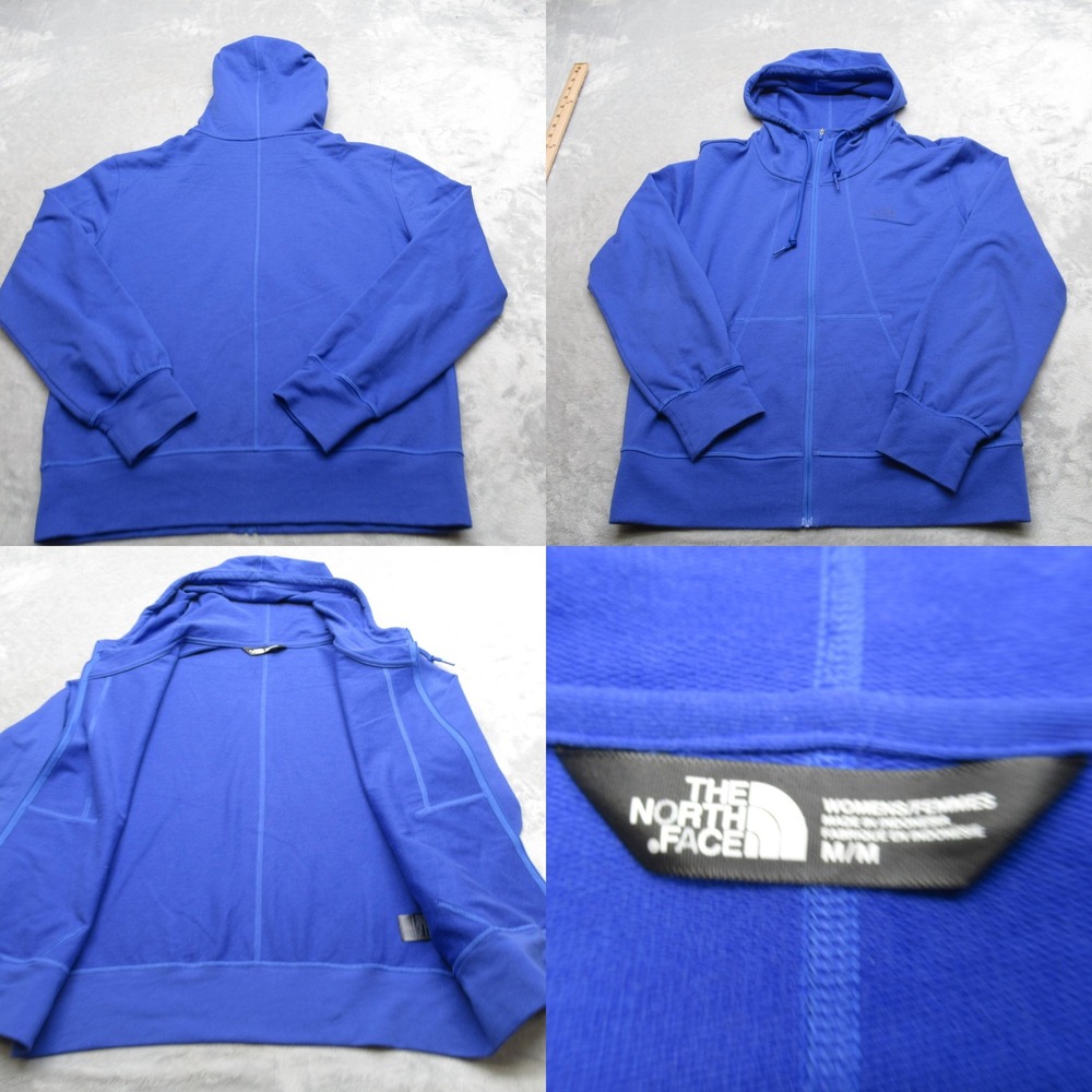 The North Face Hoodie Women Medium Purple Ascential Full Zip Lightweight Running